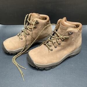 Chaco Tan Lace-Up Ankle Booties